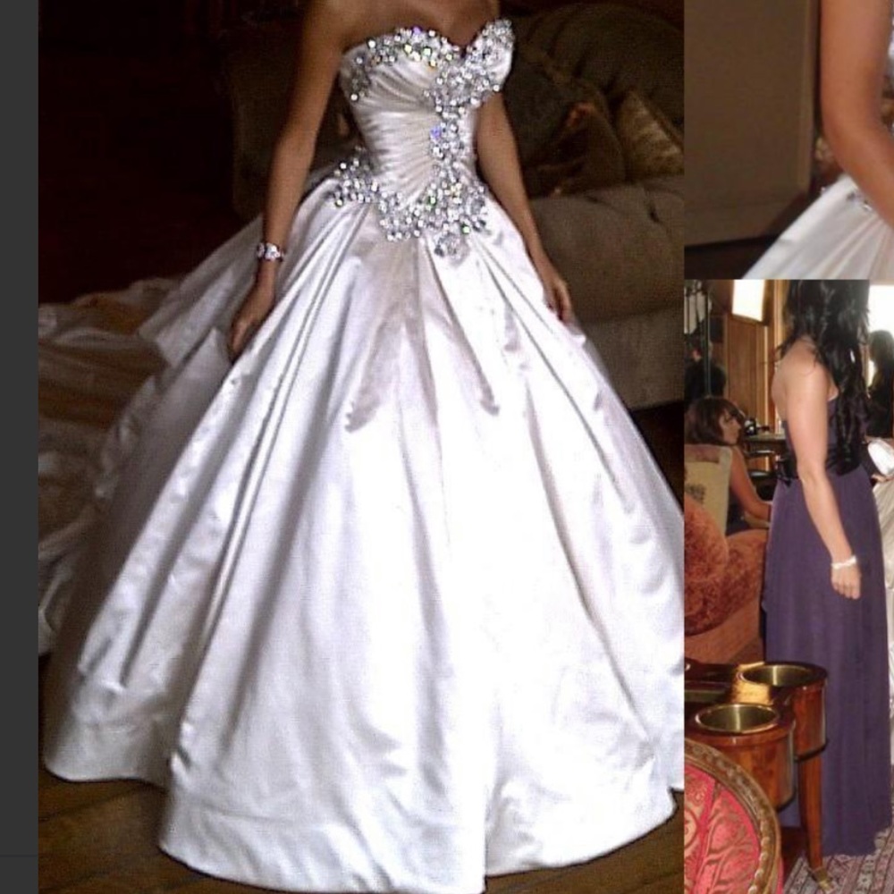 Pnina Tornai Wedding Gown extended Train